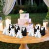 Wedding Favor Boxes with Ribbon Dress Tuxedo Candy