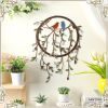 Metal Wall Art Bird on Tree Branch Silhouette