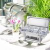 SOGA Triple Tray Stainless Steel Chafing Catering Dish