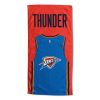 NBA jersey personalized beach towel - Oklahoma City Thunder