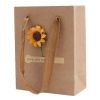 15 Pcs Sunflower Kraft Paper Gift Bags Party Favor Bags