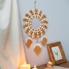 Bohemian Hand-Woven Dream Catcher with Mirror - Wall Art