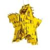 Way to Celebrate Party Foil Star Pinata Gold