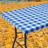 Rectangle Picnic Table Cloth, Elastic Waterproof
