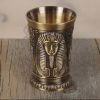 Vintage Egyptian Copper Alloy Wine Cup Shot Glasses