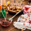 100 Pcs Halloween Pumpkin Cocktail Picks 5