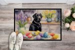 NEW Decorating Easter Black Labrador Retriever Doormat