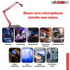 5 Core Mic Arm Adjustable Boom Microphone Stand Desk Mount Heavy Duty Brazo Para Microfono for Condenser Dynamic Mics - MS ARM R