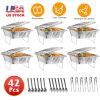 42Pcs Disposable Chafing Dish Buffet Kit