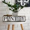 Farmhouse Pantry Signs, Rustic Hanging Wood Sign