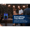 Emerson Portable Bluetooth 12" Party Speaker with Flame Lighting