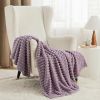 GentleSoft Light Purple Throw Blanket for Couch