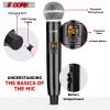 5 Core Wireless Microphone VHF Professional Handheld Mics.