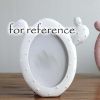 White Cactus 3x5 Resin Picture Frame Oval Baby Photo Frame