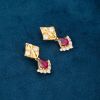 A pair of light luxury fashion earrings