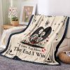 Anniversary Couple Gift Blanket for Her Him