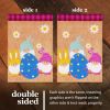 Combo Pack Garden Flag Stand Black  Easter Decoration