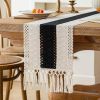 Boho Table Runner for Christmas Home Decor
