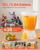VEVOR Beverage Dispenser, 2.64 Gallon Dispenser for Parties