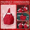 Christmas Drawstring Bags Christmas Hat Design