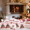 Mini Christmas Candy Boxes with Cellophane Bags