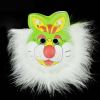 Funny White and Green Rebbit Halloween Mask