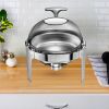 SOGA 4X 6L Round Chafing Stainless Steel Food Warmer