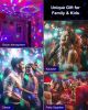 Luditek Sound Activated Party Lights with Remote DJ Lighting