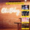 VEVOR Oh Baby Neon Sign for Wall Decor