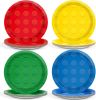 48Pcs Building Birthday Party Paper Plates for Themed Party