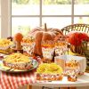 134 Pcs Thanksgiving Party Tableware Set