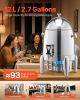 Stainless Steel Beverage Dispenser, 2.7 Gallon Drink Dispenser