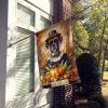 Boxer Thanksgiving House Flag Large Porch Sleeve Pole