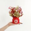 New Year spring festival pots; artificial flowers plants festival pots
