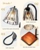 Black Candle Warmer Lamp with Timer Dimmer, Women
