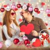 24Pcs Valentines Day Ball Ornaments