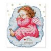 Stamped Cross Stitch Kits Baby Girl  Nursery Decor Baby Shower