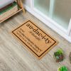 Heavy Duty Natural Coir Welcome Doormat for Front Porch