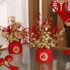 New Year spring festival pots; artificial flowers plants festival pots