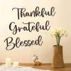 CIFbuy 3 Piece Thanksgiving Scripture Wall Art Set