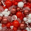 Red and White Latex Balloons, 60pcs 12 Inches, Wedding