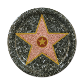 Plates-Dessert(Multiple Themed Designs Available) (Design: Star Plates)