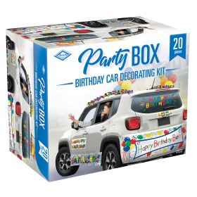 Party Box(Multiple Themed Designs Available) (Option: Birthday Car Party Box)