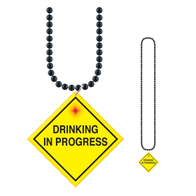 Beads with Medallion (size: 33")