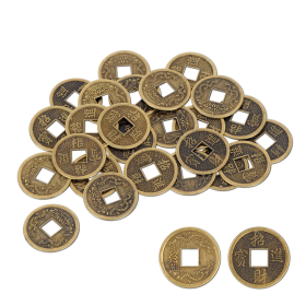 Plastic Coins/Favors(Multiple Themed Designs Available) (Design: Authentic Chinese Good Luck Coins)