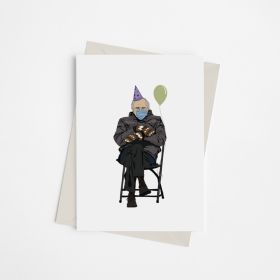 Bernie Sanders Birthday - Greeting Card (size: Pack of 1)