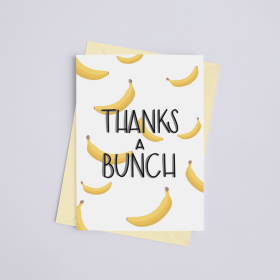 Thanks a Bunch - Greeting Card (size: Pack of 1)