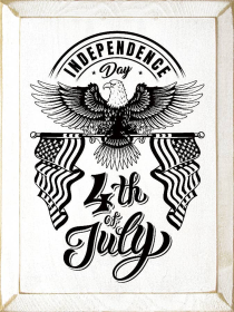 Indepence Day 4th of July (size: Color)