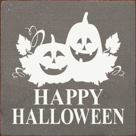 Happy Halloween (Color: Old Anchor Gray)