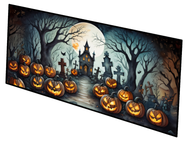 More Spooky Halloween Runner Mat 28x58 (size: 28Hx58W194030778555)